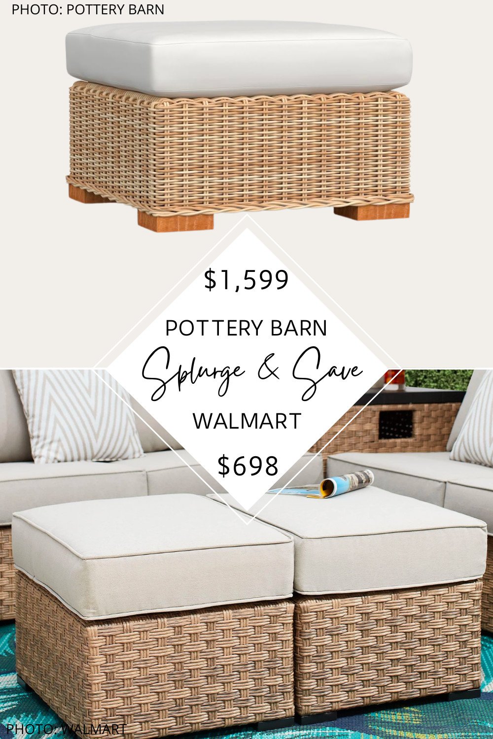 Pottery barn all weather wicker deals